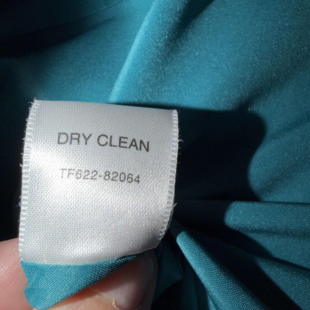Pendleton Women's Turquoise Blazer Coat 2 Button Sz 8 Lighweight Summer Office - Picture 8 of 14